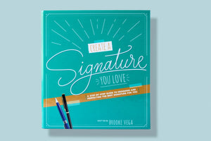 Image of the practice guide and workbook for Create a Signature You Love